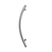 SIO Stainless Steel Curved Door Handles Nickel Finish_0