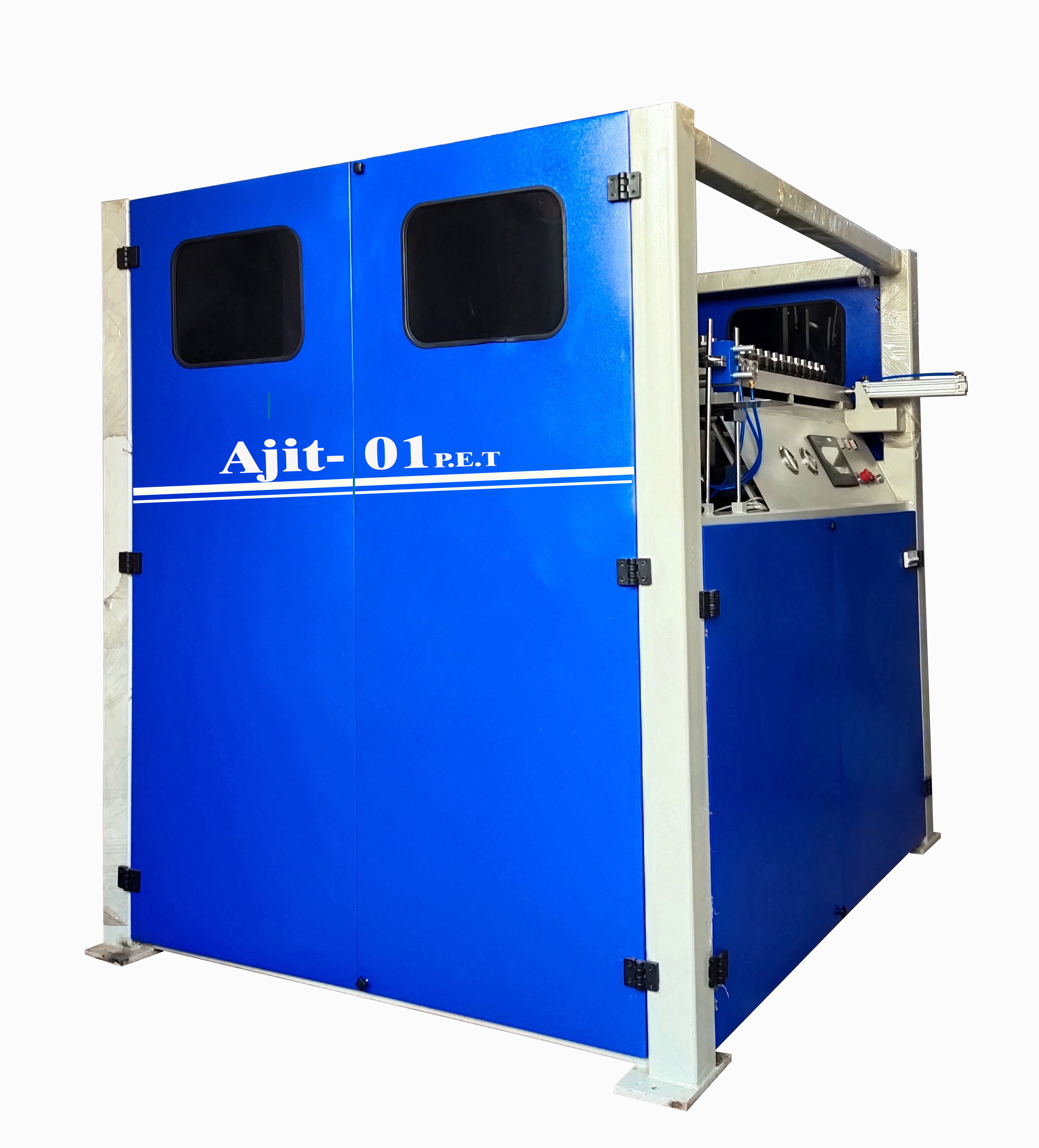AJIT 19 ton Blowing Blow Moulding Machine 4C1 Litre 15 kW 32 gm_4