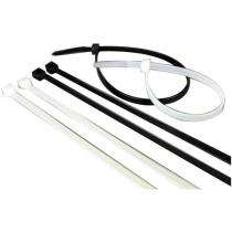 10 mm Cable Ties Black, White_0