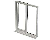 Duroplast Tilt and Turn 2 Track 3 Panel Beige uPVC Window 6 x 4 ft_0