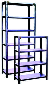 KAMAL Mild Steel Slotted Angle 6 Layers Industrial Racks 6.5 ft 1980 x 900 x 450 mm_0