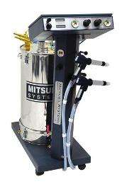 MITSUBA 25 Kgs Manual Powder Coating Equipment Multistatic 700 Supreme - Twin 100KV DC 30 kgs/hr_0