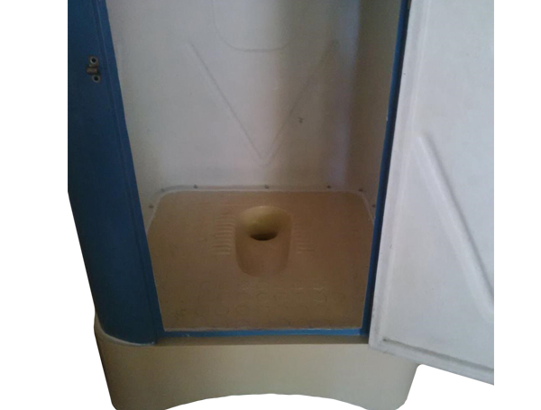 RAVI FIBREGLASS INDUSTRIES FRP 6.5 ft Portable Toilet Cabin Blue_2
