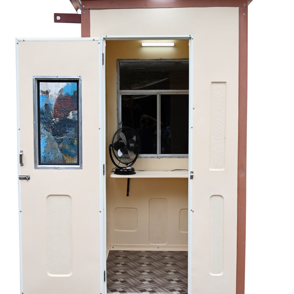 RAVI FIBREGLASS INDUSTRIES FRP 9 ft Portable Security Cabin_1