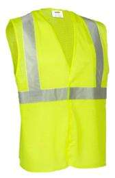 STANLEY Polyester Safety Jackets L Workman Without Sleeves Green_0
