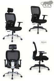 Ergoofis Revolving Black 1080 x 635 x 605 mm Mesh Office Chairs_0