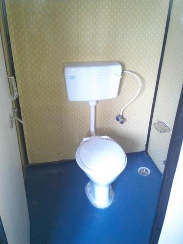 COMFORT CABIN Mild Steel 6.5 ft Portable Toilet Cabin Green_3