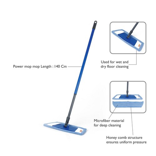 Gala Power Mop Microfibre 3 ft Blue_1