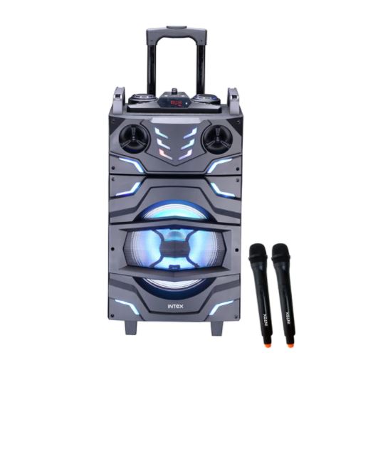 INTEX T-300 TUFB Trolley 60 W Multimedia Speaker USB, AUX, Bluetooth V5.1_1