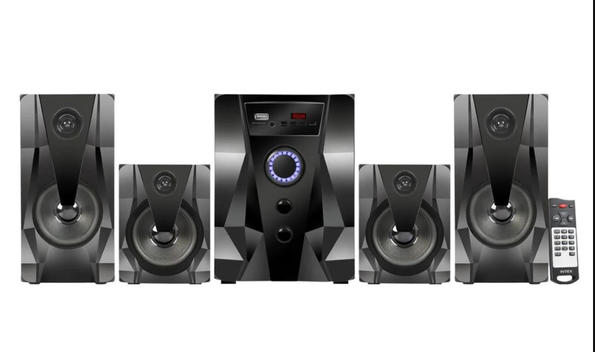 INTEX CRYSTAL FMUB 4.1 Home 65 W Multimedia Speaker USB, AUX, Bluetooth V5.1_1