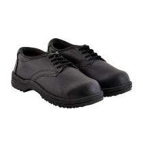 DYKE Eco Synthetic Leather Steel Toe Safety Shoes Black_0