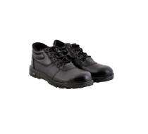DYKE Gravity Booster Leather Steel Toe Safety Shoes Black_0