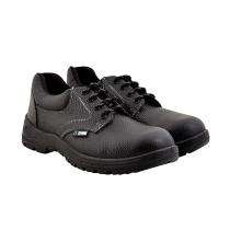 DYKE Prime Single Density Buff Grain Leather Steel Toe Safety Shoes Black_0