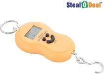Stealodeal Kitchen with Digital Display Electronic Weighing Scale 50 kg Smiley-Orange_0