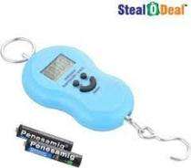 Stealodeal Kitchen with Digital Display Electronic Weighing Scale 50 kg Smiley-BlueAA_0