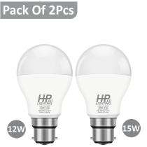 HP LED LIGHTING 12, 15 W Cool White B22 2 piece LED Bulbs_0