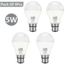 HP LED LIGHTING 5 W Cool White B22 4 piece LED Bulbs_0