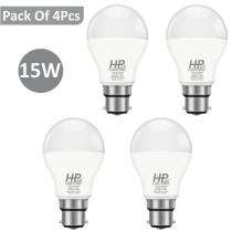 HP LED LIGHTING 15 W Cool White B22 4 piece LED Bulbs_0