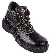 Pitbull Bullet Synthetic Leather Steel Toe Safety Shoes Black_0