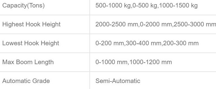 Desol 0 - 500 kg EOT Crane Single Girder Circular Panel Control_1