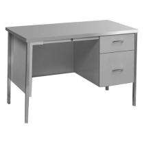TIWAM Computer Office Tables Grey Stainless Steel_0