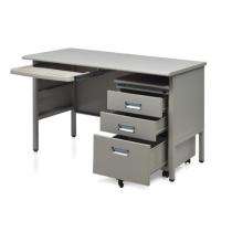 TIWAM Executive Office Tables Grey Stainless Steel_0