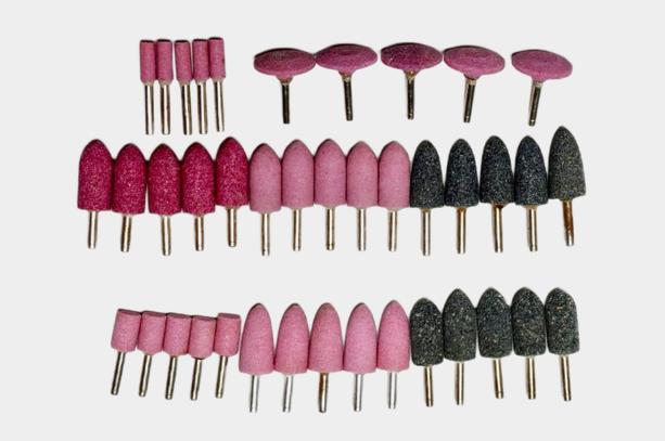 SHREE AMBA ENTERPRISES 16 x 20 - 50 x 25 mm Aluminium Oxide Resin Bond Mounted Points A024 47000 RPM_1