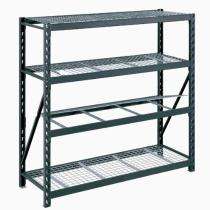 Stainless Steel Angle Frame 4 Layers Industrial Racks 5 ft_0
