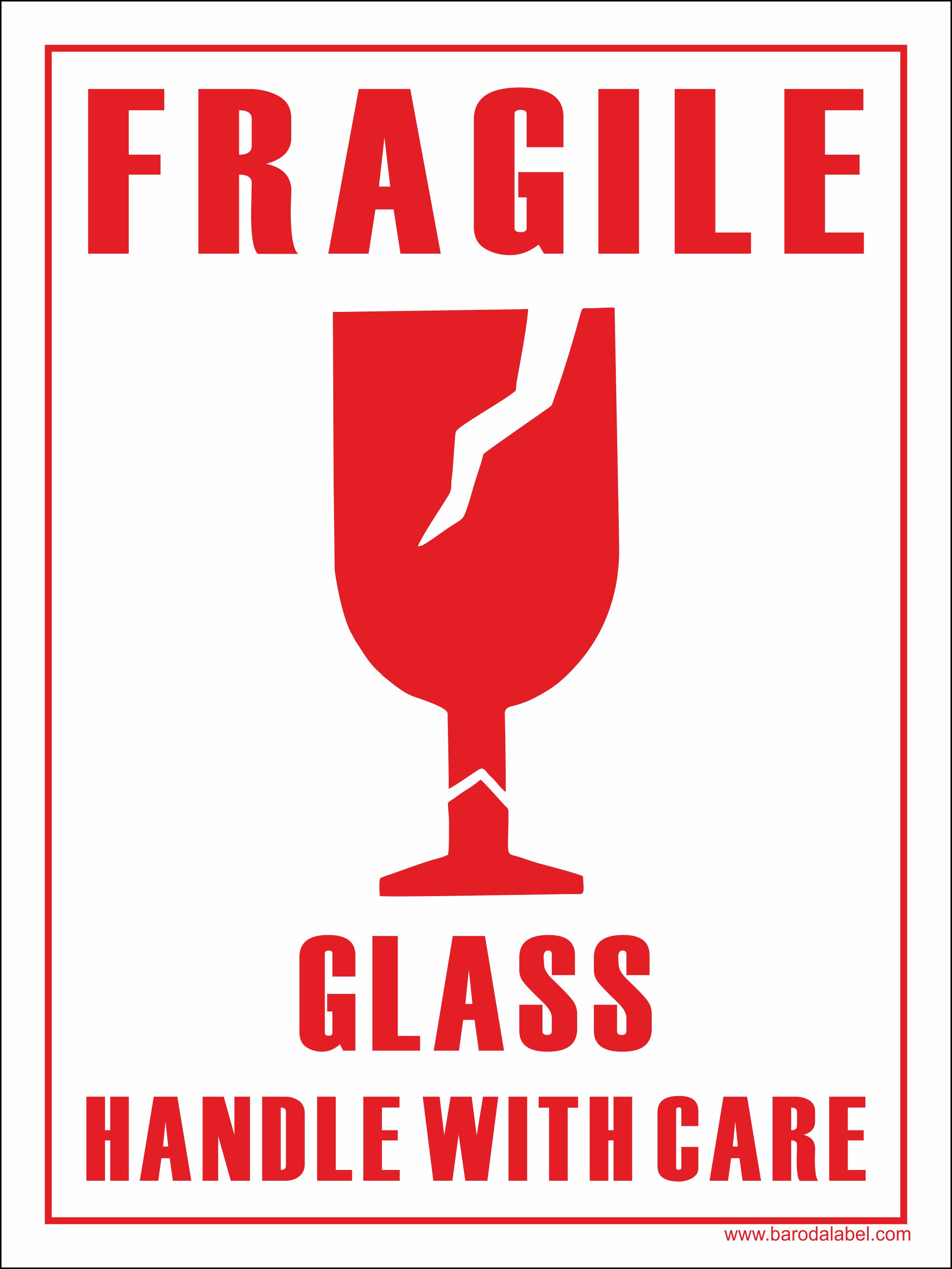 BLMC Sticker Paper Self Adhesive Label 100 x 50 mm Red_4