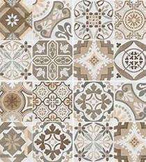 Malwa Moroccan 600 x 600 mm Beige Dazzle Vitrified Tile_0