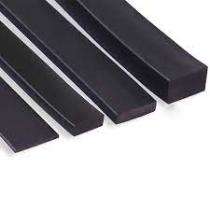 GURU POLYMER 1-100 m Silicone Flat Rubber Strip Black_0