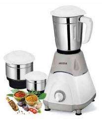 LEE STAR LE-818 Mixer Grinder 500 W 3 Jar White and Grey_0