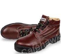 SAFEHAWK STORME Synthetic Leather Steel Toe Safety Shoes Brown_0