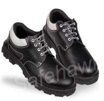 SAFEHAWK F1 Synthetic Leather Steel Toe Safety Shoes Black_0