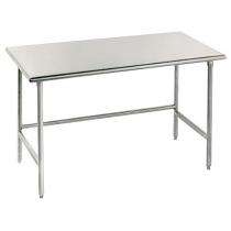 New Rathna Safes Counter Office Tables Silver Mild Steel_0