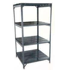 KSS Mild Steel Slotted Angle 3 Layers Industrial Racks 6 ft_0