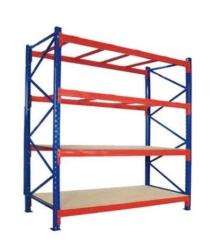 KSS Mild Steel Slotted Angle 3 Layers Industrial Racks 7 ft_0