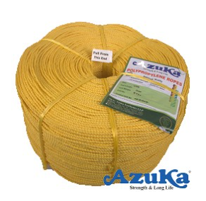AZUKA Polypropylene High Tenacity 4 - 32 mm Ropes Yellow_0