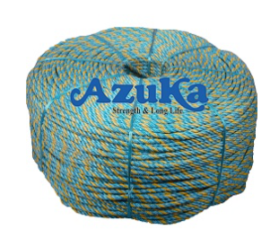 AZUKA Polypropylene Tesltra 6 - 32 mm Ropes Black, Yellow_0