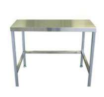 Office Stainless Steel Table 2 x 2 x 1.5 Feet Silver_0