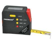 FREEMANS 19 mm ABS Plastic, Rubber Measuring Tapes 5 m Black_0