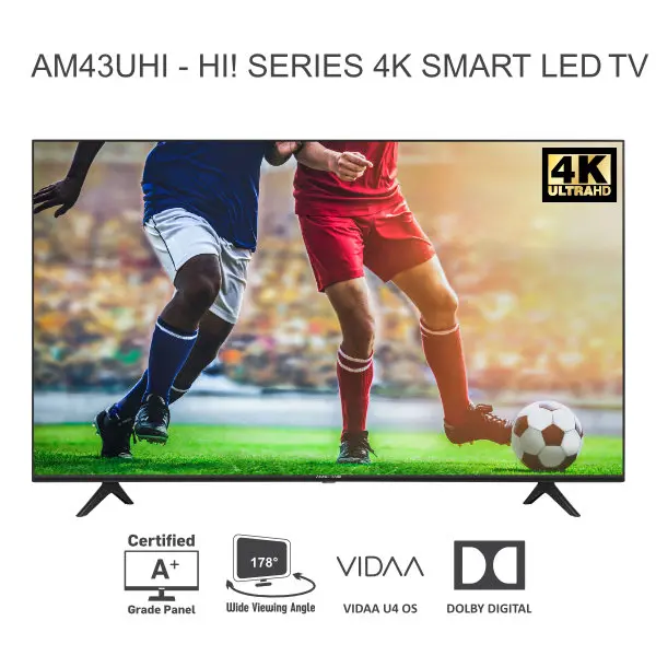 Amstrad 43 inch UHD 3840 x 2160p LED VIDAA U4 Smart TV_0