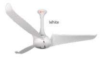 1360 mm 3 Blades 85 W White Ceiling Fans_0