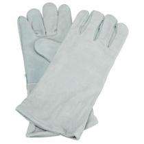 I J R ENTERPRISES Full Finger Leather Safety Gloves Standard_0