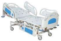 Maxcare 1007 Mechanical Operated ICU Bed SS with CRCA base L-2160xW-1020xH 600-800 mm_0