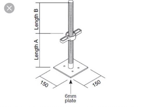 FSPL Scaffolding Jack Screw  300 x 36 mm_1