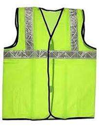 Polyester Safety Jackets L Reflective Green_0
