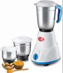 Pigeon Mixer Grinder 550 W 3 Jar White and Blue_0