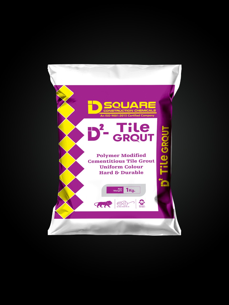 D SQUARE Polymer Modified Cementitious Tile Grout 20 kg Bag_1