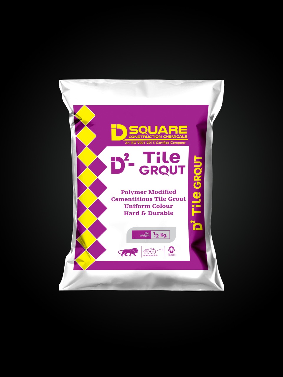 D SQUARE Polymer Modified Cementitious Tile Grout 20 kg Bag_1